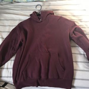 maroon hoodie